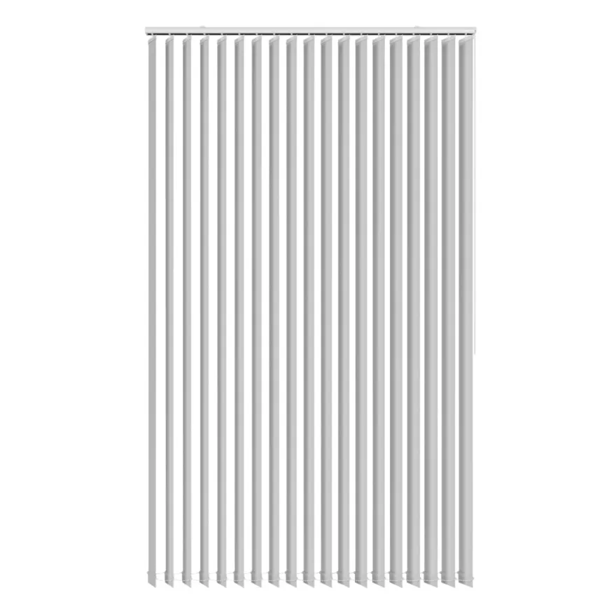 Lamelgardin hvid 300 x 250 cm