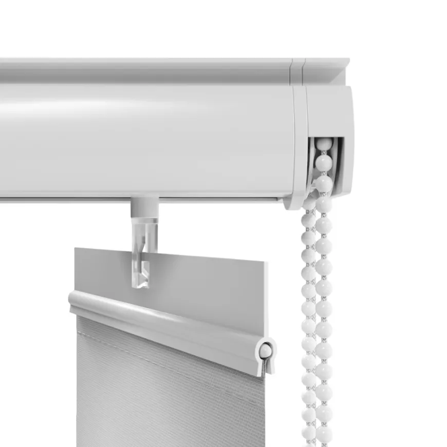 Lamelgardin hvid 200 x 250 cm