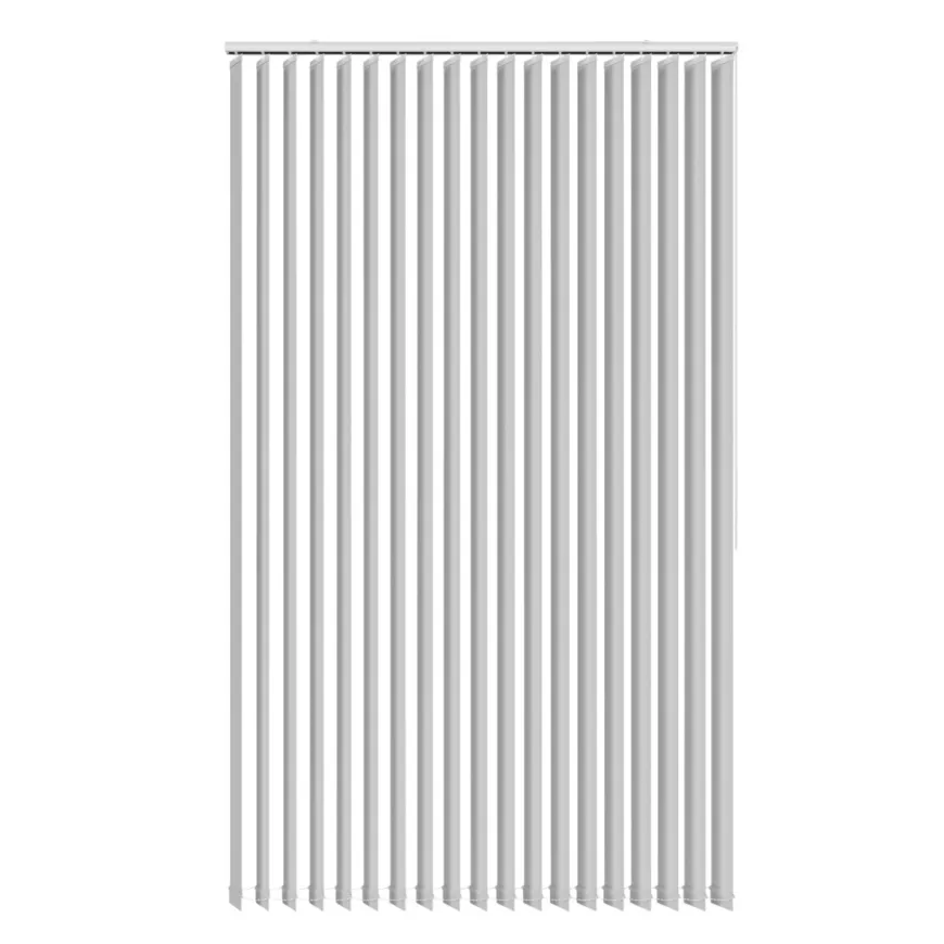 Lamelgardin hvid 200 x 250 cm