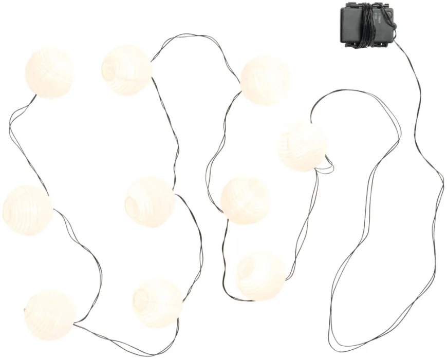 Lanternelyskæde med 10 LED-pærer - Garden®