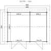 Lasita Maja redskabsrum Odin 420 x 320 cm