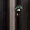 LED-lysskinne til akustikpanel sort 1 meter 4-pk.