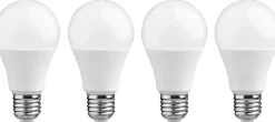 LED-pære standard 4,9 W E27 4-pk.