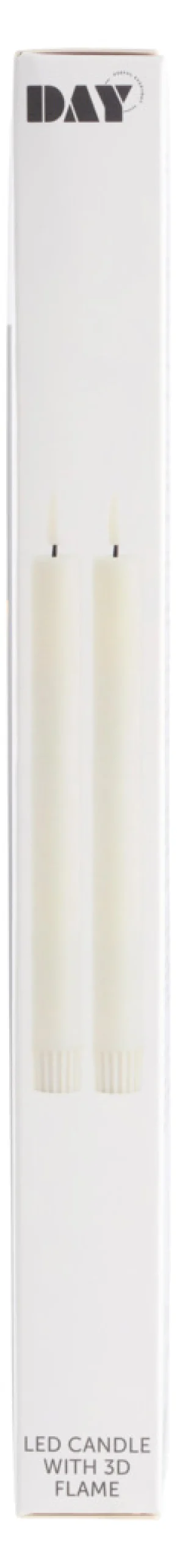 LED-stearinlys middagslys 2 stk. - DAY