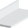 Listeprofil aluminium hvid 15 x 30 x 1000 mm