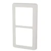 LK FUGA® designramme Base 63 2×1 modul lodret hvid