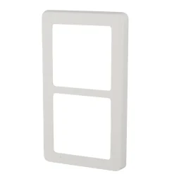 LK FUGA® designramme Base 63 2×1 modul lodret hvid