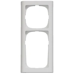 LK FUGA® Softline ramme 63 afbryder + stikkontakt hvid