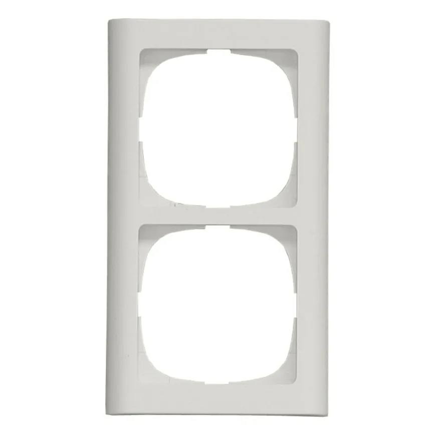 LK FUGA® Softline ramme 63 til 2 afbrydere hvid