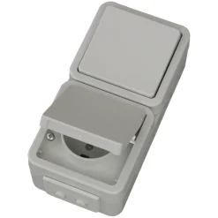 LK OPUS® 73 stikkontakt med afbryder