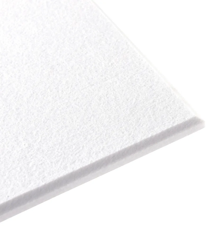 Loftplade FireGuard Polyester hvid 600 x 1200 x 9 mm