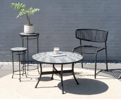 Loungebord Rom mosaik Ø76 cm - Sunlife®