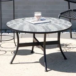 Loungebord Rom mosaik Ø76 cm - Sunlife®