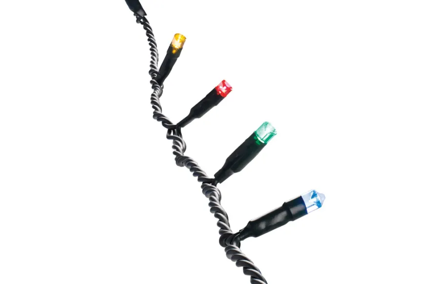 Lyskæde Basis 100 LED multi 9,9 meter