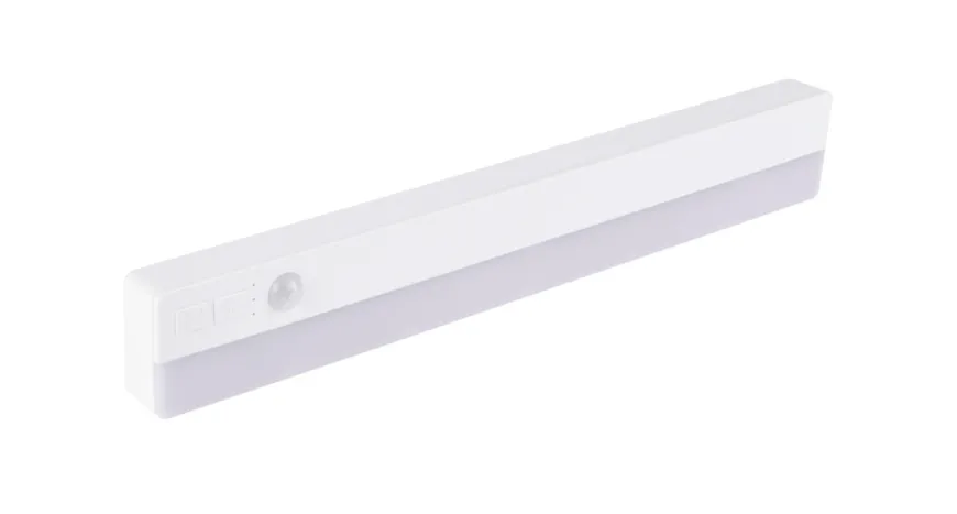 Lysskinne m/LED og sensor hvid L: 275 mm