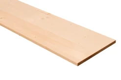 Massiv hylde i gran 18 mm x 30 x 100 cm