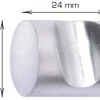 Møbelgreb cylinder 19 mm krom 2 stk.