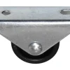 Møbelhjul buk fast sort 30 mm
