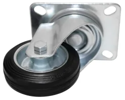 Møbelhjul drejbart med plade 80 mm