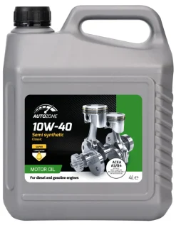 Motorolie semisyntetisk 10W/40 4 liter - AutoZone®
