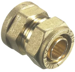 Muffe til PeX rør i gulvvarme 1/2" x 20 mm