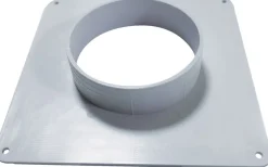 Murflange Ø100 mm - hvid