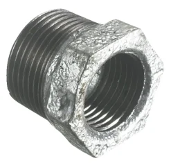 Nippelmuffe galvaniseret 1" x 3/4"