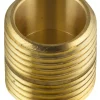 Nippelrør sammenskåret messing 1/2"