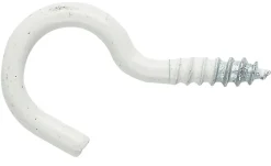 NKT Fasteners skruekrog 2,6 x 30 mm hvid 6 stk.