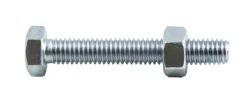NKT Fasteners stålsætskruer m/møtrik M6 x 40 mm 6 stk.