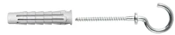 NKT Fasteners T6 universaldyvel m/krog 6 x 30 mm 4 stk.