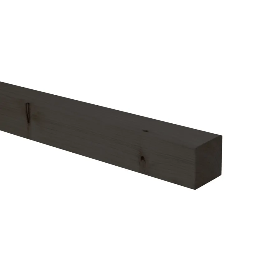 Nordic Fence multistolpe sort 90 x 90 x 2700 mm