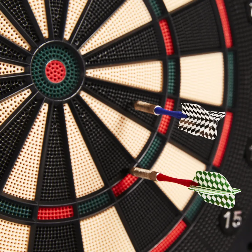 Nordic Games elektronisk dartskive i dartskab sort