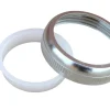 Omløber 1 1/4" x 32 mm metal/krom