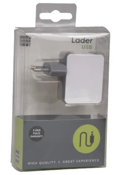 Oplader med 2 USB porte