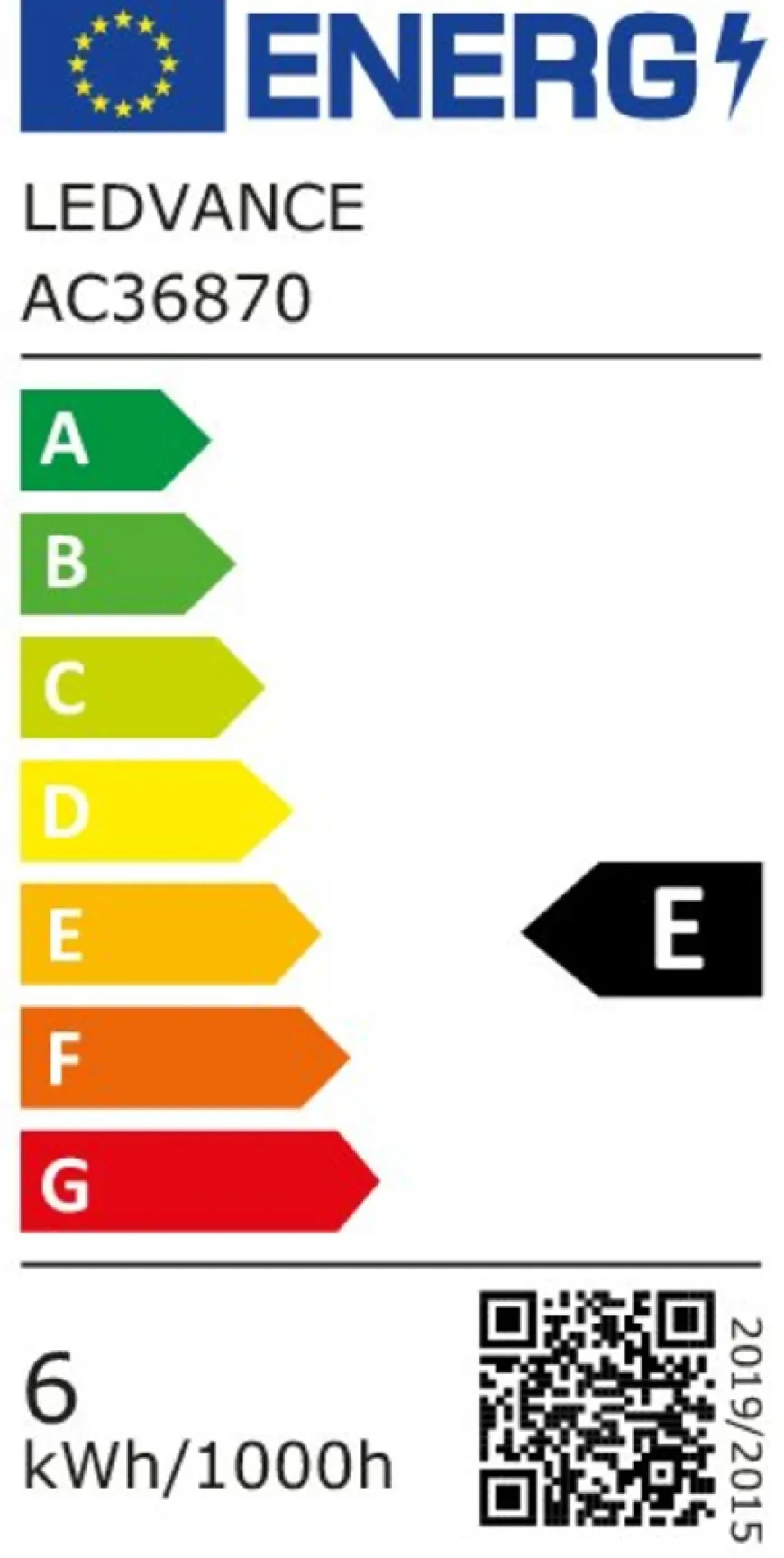 Osram LED Base standardpære E27 7 W 2-pk.