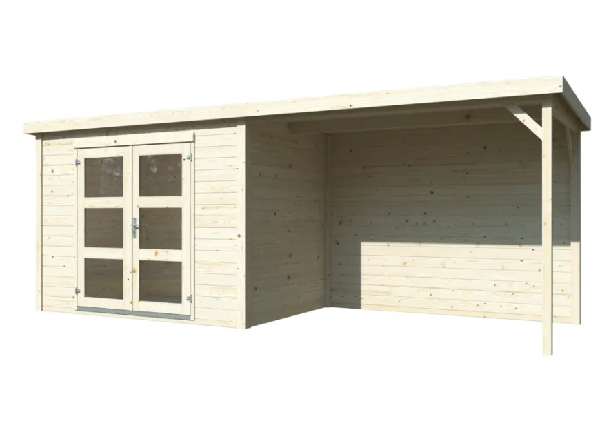 Palmako redskabsrum m/pergola Alma 560 x 184 cm