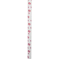 Papirdug hvid med flag 1,2 x 5 meter
