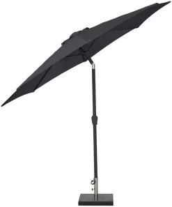 Parasol Arizona sort m/krank & tilt Ø300 cm - Sunlife®