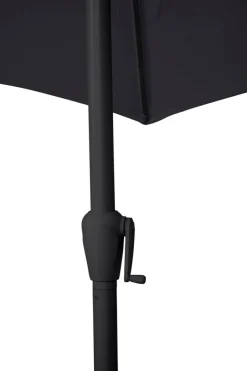 Parasol Arizona sort m/krank & tilt Ø300 cm - Sunlife®