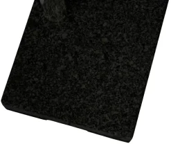 Parasolfod halvrund B45 x D28 x H8/30 cm sort