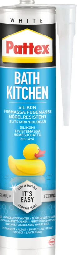 Pattex Easy Silicone hvid 300 ml