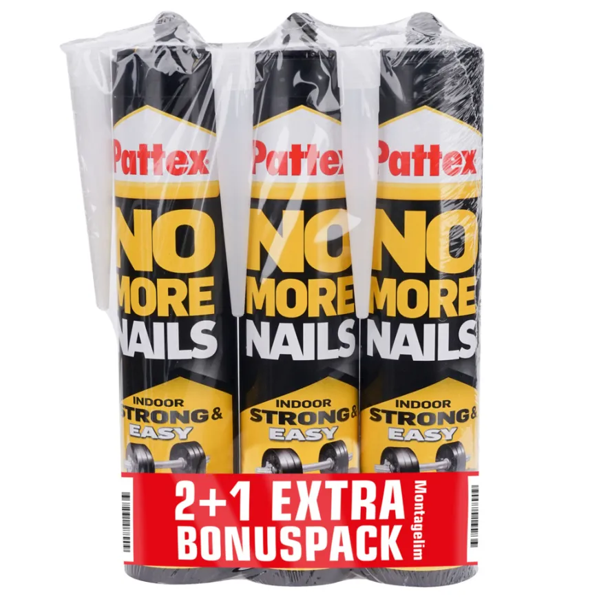 Pattex No More Nails montagelim 3 x 300 ml