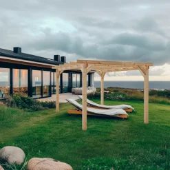 Pergola limtræ 300 x 400 x 240 cm