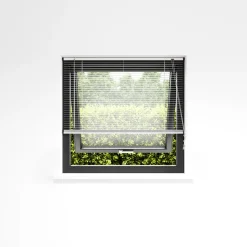 Persienne aluminium hvid 90 x 130 cm