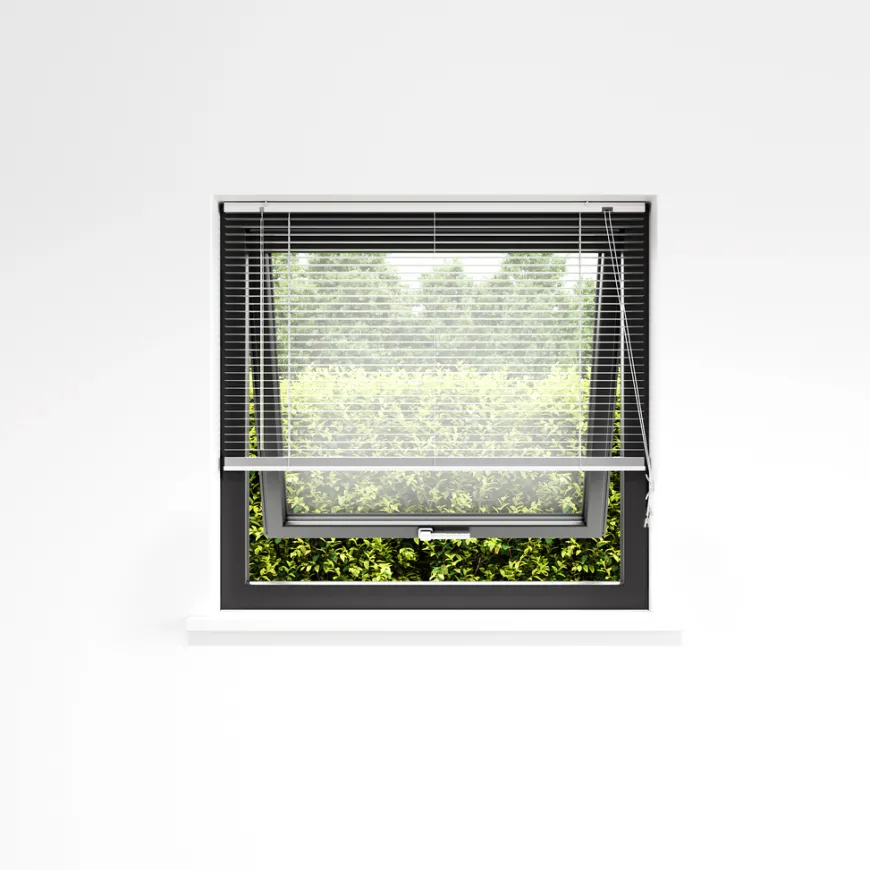 Persienne aluminium hvid 110 x 130 cm