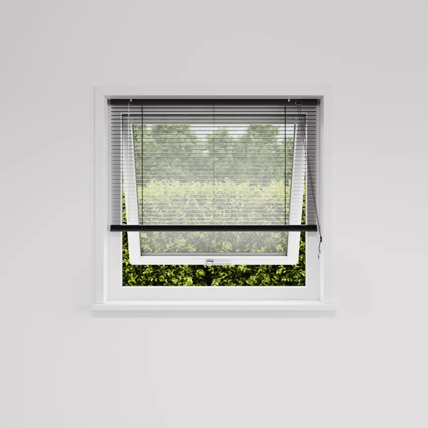 Persienne aluminium sort 80 x 130 cm