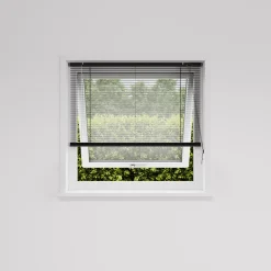 Persienne aluminium sort 120 x 130 cm