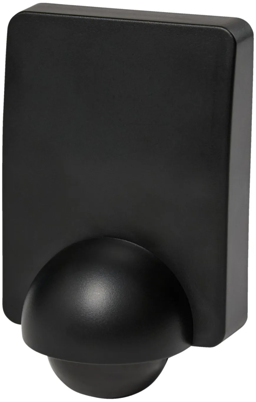 PIR-sensor 240° indendørs/udendørs sort - Elworks