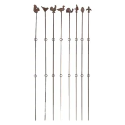 Plantestøtte lige m/figur 125 cm